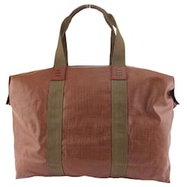 Jean Paul Gaultier-[Used] Jean Paul Gaultier Boston bag Travel bag Travel bag Women's Men's Brown Gold PVC x Leather Jean Paul GAULTIE-Brown,Golden