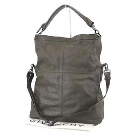 [Usato] GIVENCHY Borsa a tracolla Nightingale 2modo Borsa in pelle Tote Borsa marrone marrone Marrone