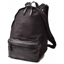 [Used] GIVENCHY Givenchy rucksack / backpack GIVENCHY Men's Nylon / Calf Black / Gunmetal Black