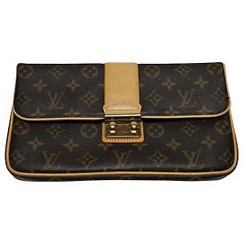 Pochette Louis Vuitton Monogram Sofia Coppola en Toile Marron Marron