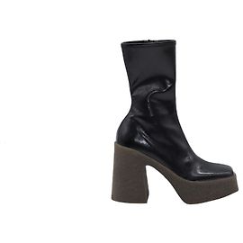 Stella Mc Cartney Botas con plataforma Skyla de Stella McCartney en piel sintética negra Negro