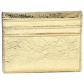 Mulberry-Mulberry Card Holder in Gold Leather-Golden