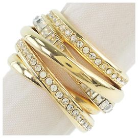 Anello Swarovski D'oro