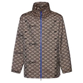 Off White OFF-WHITE MONOGRAM TECH WINDBREAKER Brown Black