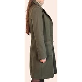 Moschino-Khaki Moschino coat-Khaki