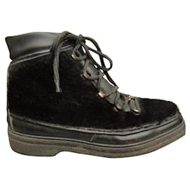 Autre Marque-vintage winter ankle boots p 37-Black