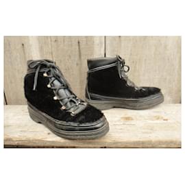 Autre Marque-vintage winter ankle boots p 37-Black