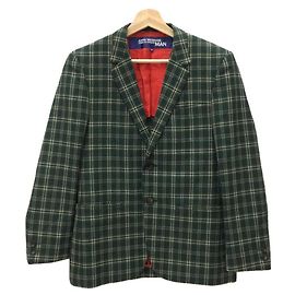 JUNYA WATANABE COMME des GARCONS MAN Taillierte Jacke / M / Wolle / Grün / Karo Grün