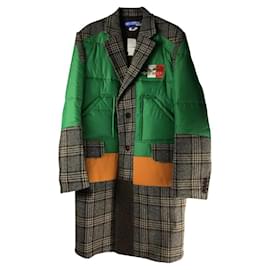Junya Watanabe-JUNYA WATANABE COMME des GARCONS MAN × KARRIMOR 20AW / MOTO GUZZI emblem / nylon taffeta x tweed coat / M / WF-C008 / AD2020-Brown