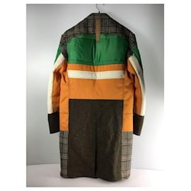 Junya Watanabe-JUNYA WATANABE COMME des GARCONS MAN × KARRIMOR 20AW / MOTO GUZZI emblem / nylon taffeta x tweed coat / M / WF-C008 / AD2020-Brown