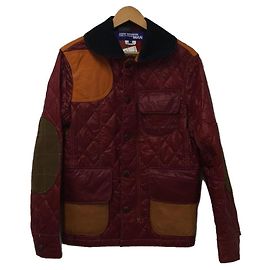 JUNYA WATANABE COMME des GARCONS MAN Steppjacke / S / Nylon / ROT / Einfarbig / 2006AW / Gesteppt / Rekonstruiert / WD-J002 Rot
