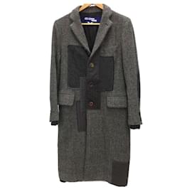 Junya Watanabe-JUNYA WATANABE COMME des GARCONS MAN Coat / XS / Wool / GRY / Check / WL-C029 / AD2013-Grey