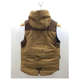 Junya Watanabe-JUNYA WATANABE COMME des GARCONS MAN Leather switching down vest / XS / cotton / CML-Other