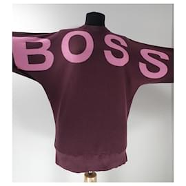 Hugo Boss-Prendas de punto-Rosa,Púrpura