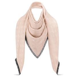 Louis Vuitton-LV So soft monogram shawl-Beige