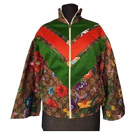 Gucci GG Flora technical jersey jacket Multiple colors