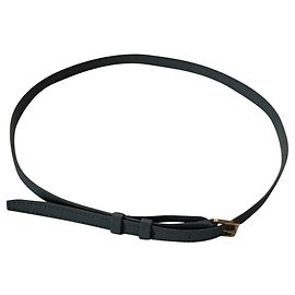 Elie Saab thin leather belt Blue