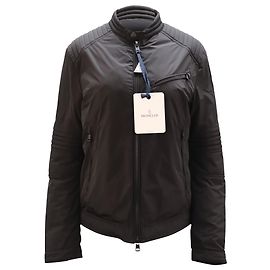 Moncler Gimont Giubbotto Micro Ventile Down Jacket in Black Polyamide Black