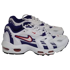 Nike Air Max 96 in gomma bianca e blu Multicolore