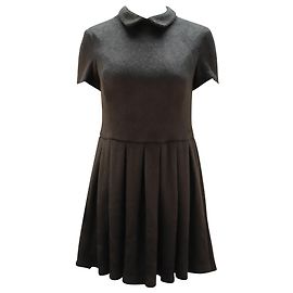 Opening Ceremony Robe plissée en mohair en acrylique noir Noir