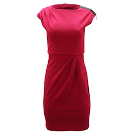 Diane Von Furstenberg-Diane Von Furstenberg Marchona Dress in Red Viscose-Red