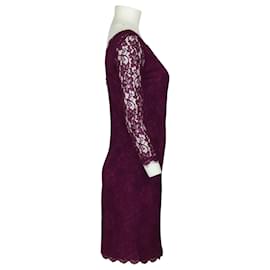 Diane Von Furstenberg-Diane Von Furstenberg ROBE COURTE EN DENTELLE ZARITA-Violet