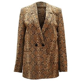 Anine Bing Madeline Blazer aus Polyamid mit Python-Print Andere