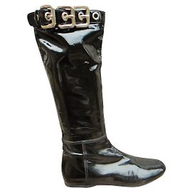 botas miu miu p 37,5 Negro