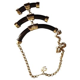 Collier Dsquared2 Noir Imitation Corne Noir