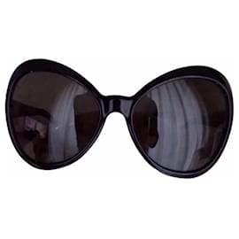 Valentino-Óculos de borboleta grandes-Preto