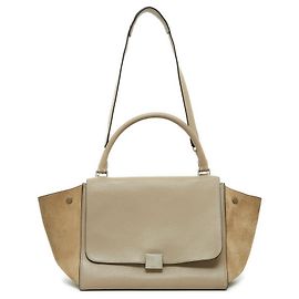 Céline TRAPEZE MM WITH STRAP Beige