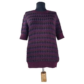 Suéter Cos Roxo de Lã e Viscose Roxo Roxo escuro