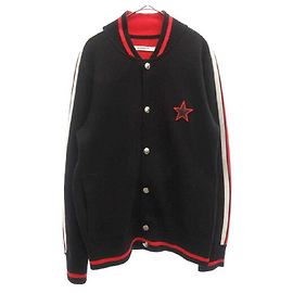 [Usado] Jaqueta bomber com logo nas costas da GIVENCHY preta BM000J4Y0b Preto
