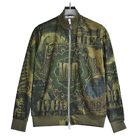 [Gebraucht] GIVENCHY Dollar Print Bomberjacke R2-21339b Grün