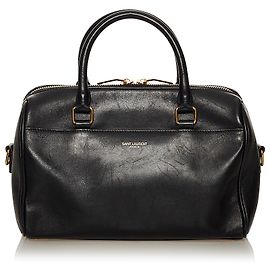 Saint Laurent Borsa da viaggio classica per bebè nera Nero