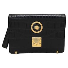 Gianni Versace Wallets Black