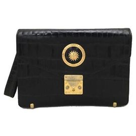 Gianni Versace carteras Negro