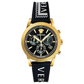 Versace-Sport Tech Chronograph Watch-Golden,Metallic