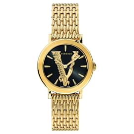 Versace-Versace Virtus Bracelet Watch-Golden,Metallic