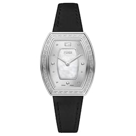 Fendi-Fendi My Way Tonneau Strap Watch-Metallic