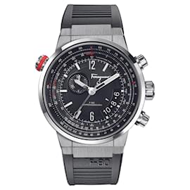 Salvatore Ferragamo-F-80 watch-Metallic