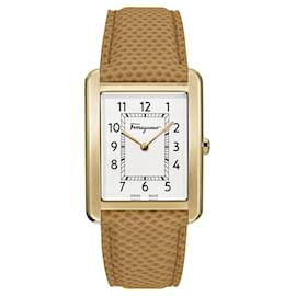 Salvatore Ferragamo-Ferragamo Portrait G Strap Watch-Golden,Metallic