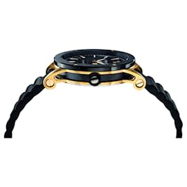 Versace-Theros Automatic Watch-Golden,Metallic