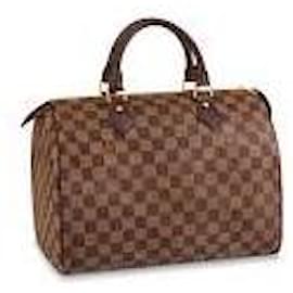 Louis Vuitton-Speedy 30 Damier Ebene Canvas-Damier ebene