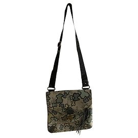 Autre Marque Sac Postman TOUS en cuir noir Noir