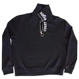 Courreges Moletom Courrèges preto. Preto