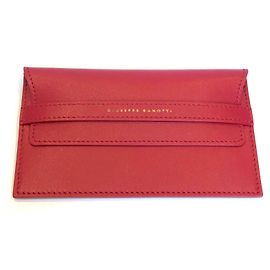 Giuseppe Zanotti Leather Purse / Wallet / Pouch / Clutch Red