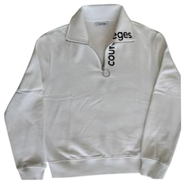 Courreges moletom branco Courrèges Branco