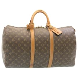 Louis Vuitton-Louis Vuitton-Monogramm Keepall 50 Boston Bag M.41426 LV Auth ar6021-Andere