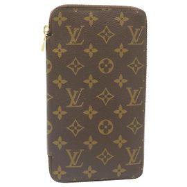 LOUIS VUITTON Monogram Organizer Voyage Travel Case M60120 LV Auth 28388 Other